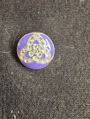 STYLE DOTS Original Purple  W Crystal Knot Snap - Women's Jewlery